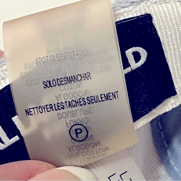 Karl Lagerfeld embroidered terry baseball cap, blue, one size adult - Picture 8 of 14